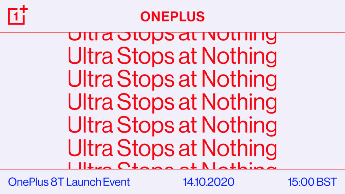 OnePlus 8T to be unveiled on October 14th