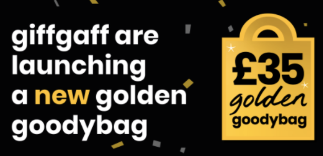 giffgaff to add new golden goodybag   Unlimited 5G data for £35 per month