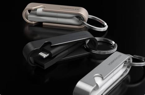 Vonmählen launches Top Six – The International’s maximum compact key
chain charging cable.