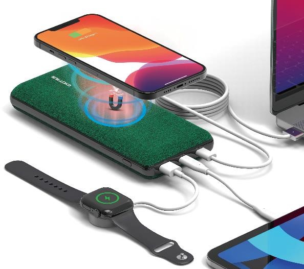 EXCITRUS lanza su Power Bank de carga súper rápida de 100W 20800mAh con carga inalámbrica MagSafe.