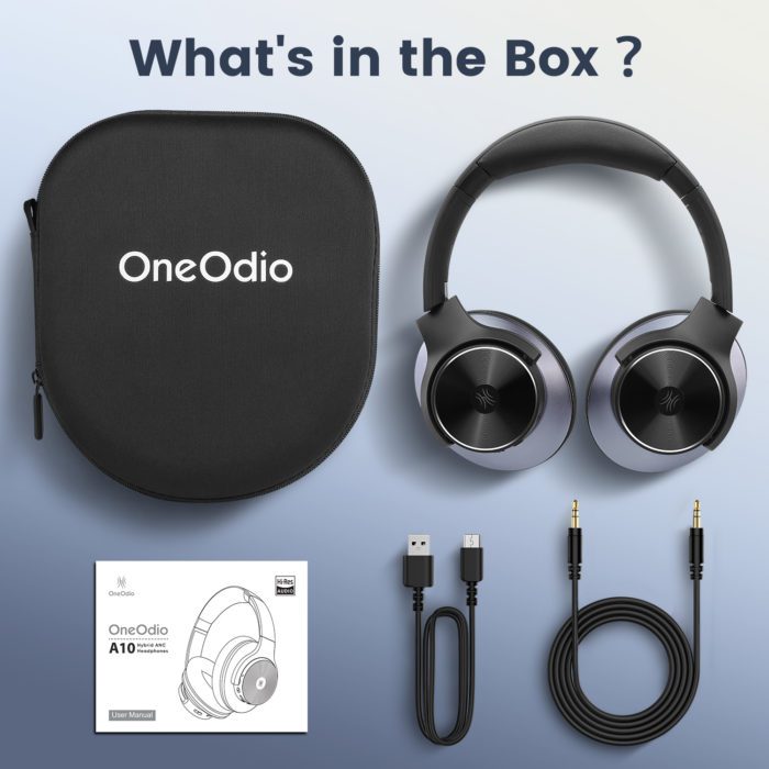 OneOdio meluncurkan A10 2 in1 Hybrid Active Noise Cancelling Headphones.