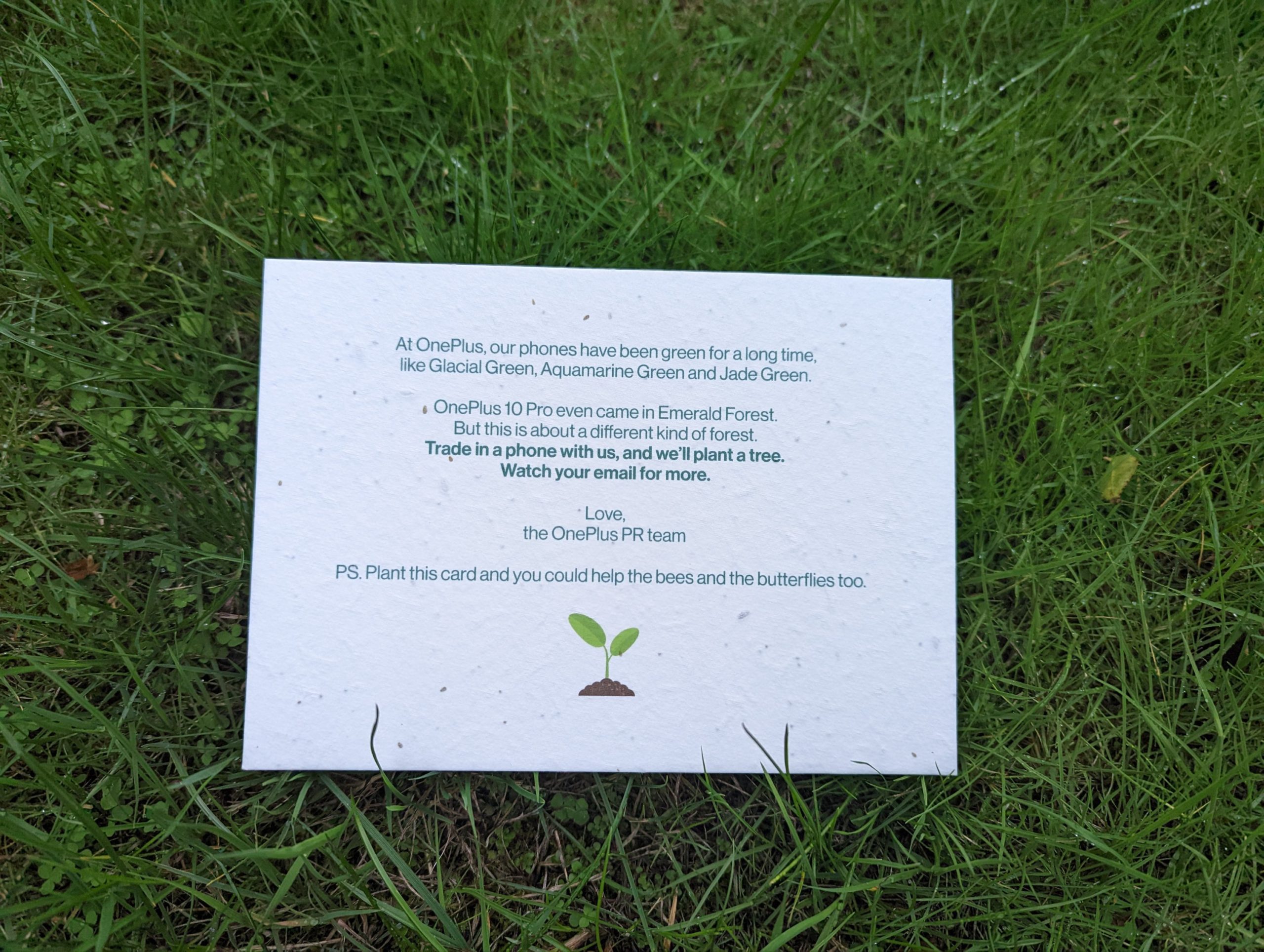 OnePlus will plant you a tree in case you commerce in!!