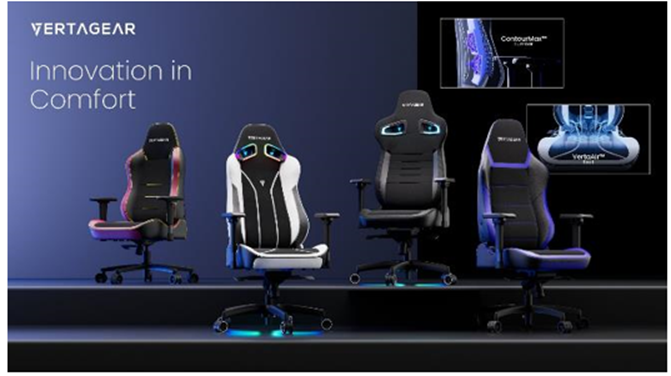 The new 800 series of gaming chairs from Vertagear Announced