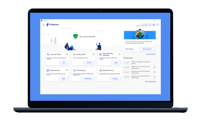 F-Secure launches new Total cyber security package.