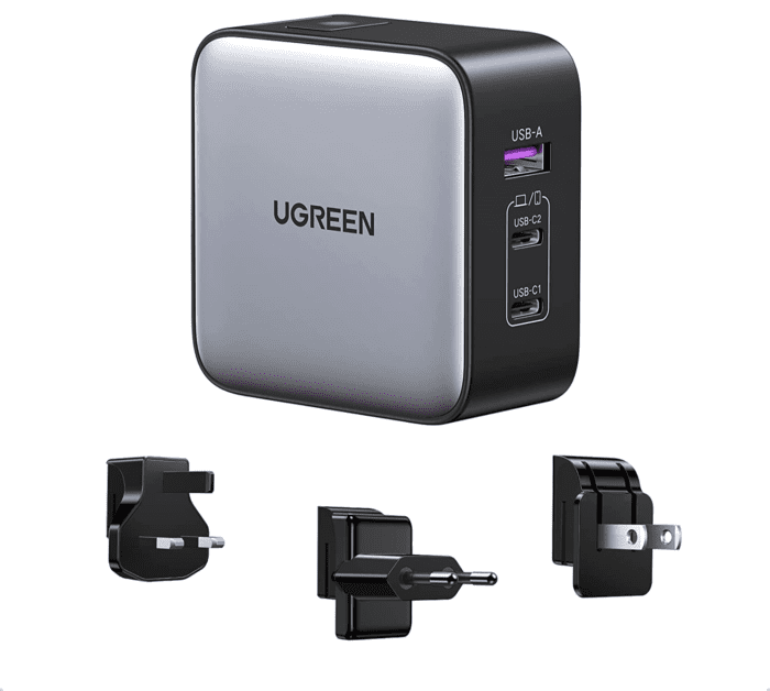 Ugreen launches its 65W Nexode GaN USB C 3 Port Wall Charger with US, UK and EU Plug