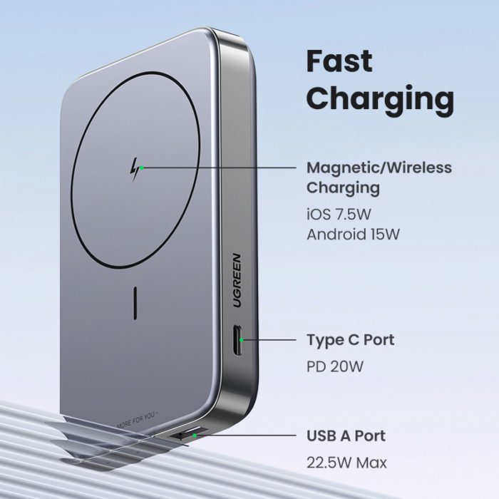 UGREEN launches its MagSafe 10,000mAh Battery Pack.