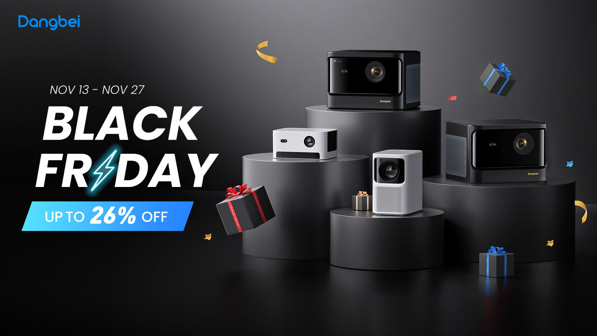 Dangbei Smart Projectors on Sale – Up to 8 (USA) 26 percent (UK) discount for Black Friday and Cyber Monday
