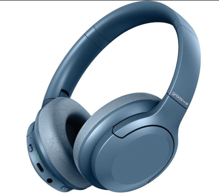 Groov e Launch over ear Active Noise Cancelling headphones for under £35...