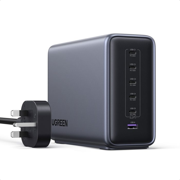 UGREEN Launches the World’s First 500W GaN Desktop Charger with Six Port Fast Charging.
