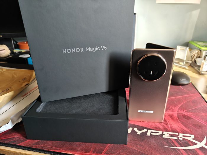 Honor Magic V5   Unboxing the worlds skinniest foldable.