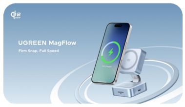 UGREEN Launches MagFlow Series with World Pioneering Qi2 Certified Power Bank, 2 in 1, and 3 in 1 Wireless Chargers. .