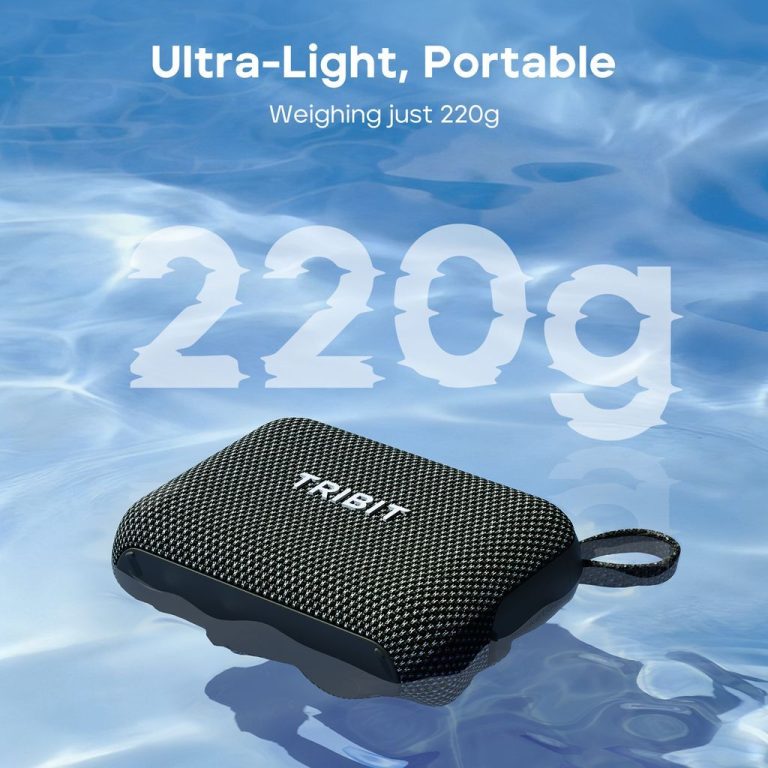 TRIBIT unveils   PocketGo, a compact, ultra light, portable Bluetooth speaker.