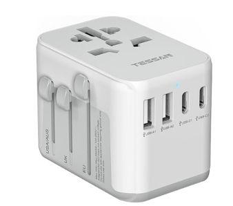 TESSAN Launches Universal Travel Adapter 21W for Seamless Worldwide Charging