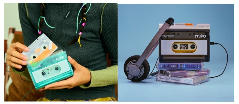 Gadhouse Launches Miko Cassette Player Blending Retro Analog Sound with Bold Japanese-Inspired Design.