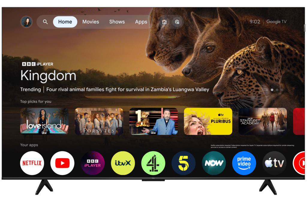 TCL EXPANDS UK QLED TV RANGE WITH NEW GOOGLE AND FIRE TV MODELS tcl 65 p7l uk front4660242073263756826